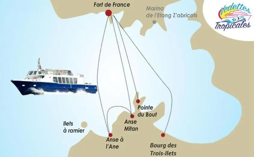 T2 Pointe Du Bout, Plage A Pied Les Trois-Ilets Daire